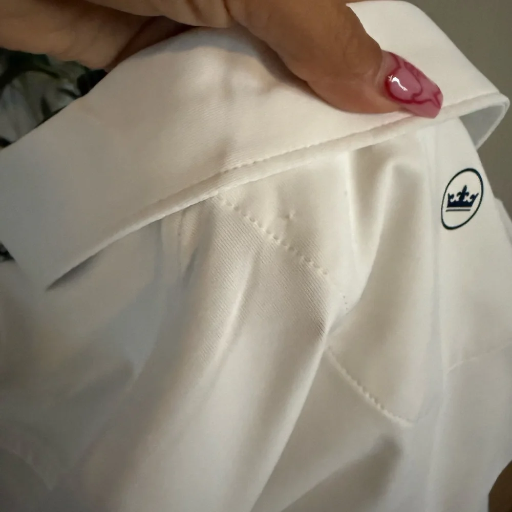 White Golf Polo Shirt - Picture 3 of 4